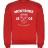 Sudadera roja Montrove 1908 Unión Campestre FC Sudadera roja Montrove 1908 Unión Campestre FC
