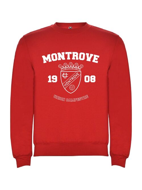 Sudadera roja Montrove 1908 Unión Campestre FC